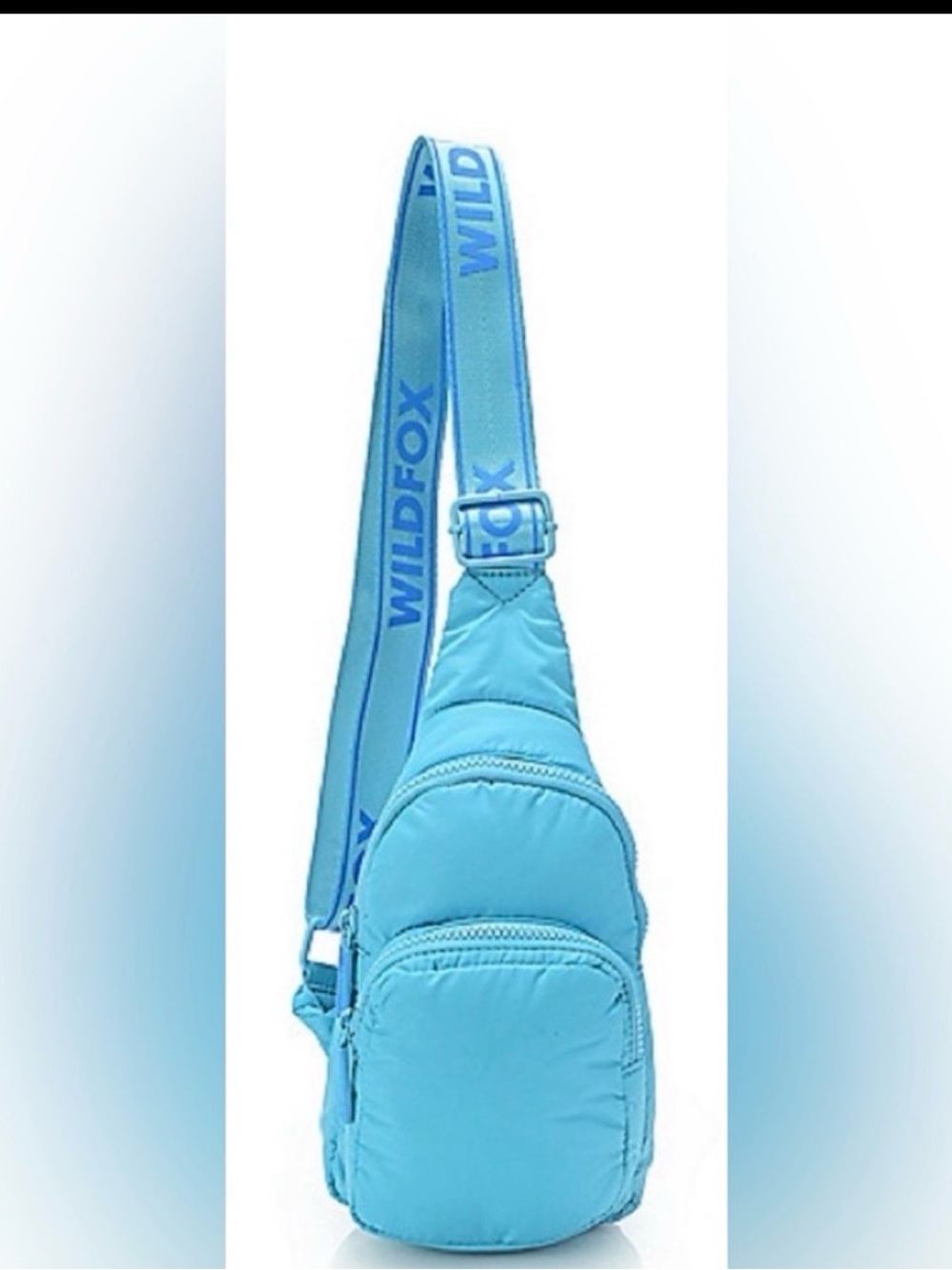Wildfox Light Blue Crossbody Sling Bag